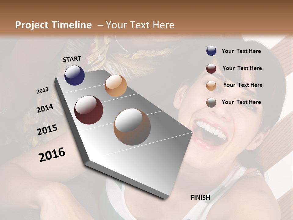 Healthy Dentist Teen PowerPoint Template