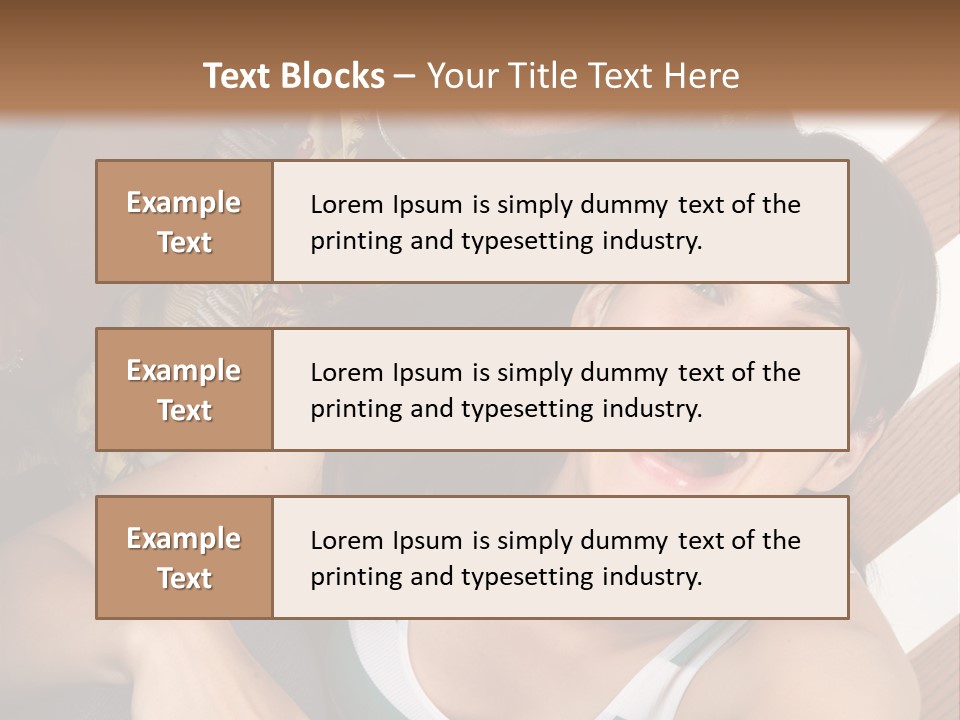 Healthy Dentist Teen PowerPoint Template