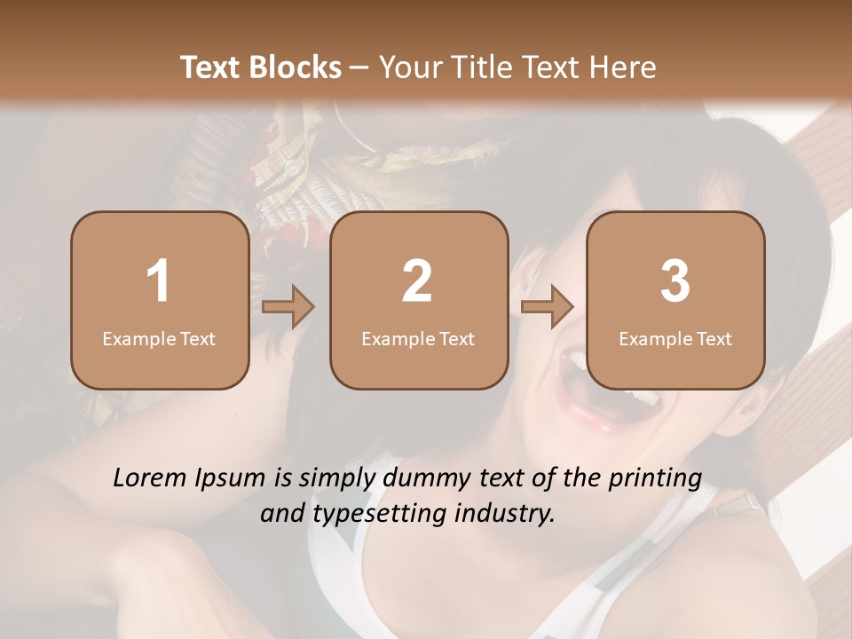 Healthy Dentist Teen PowerPoint Template