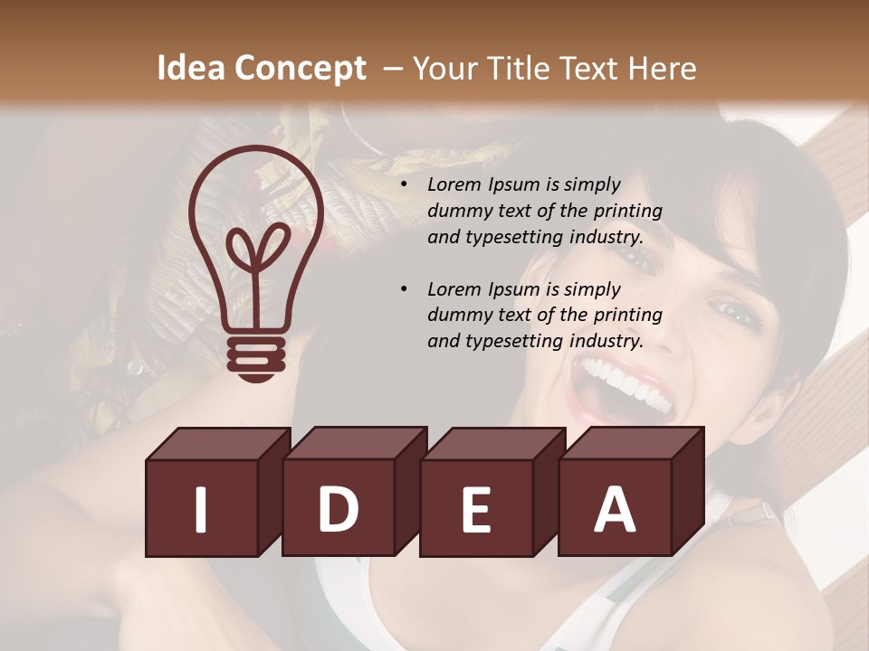 Healthy Dentist Teen PowerPoint Template