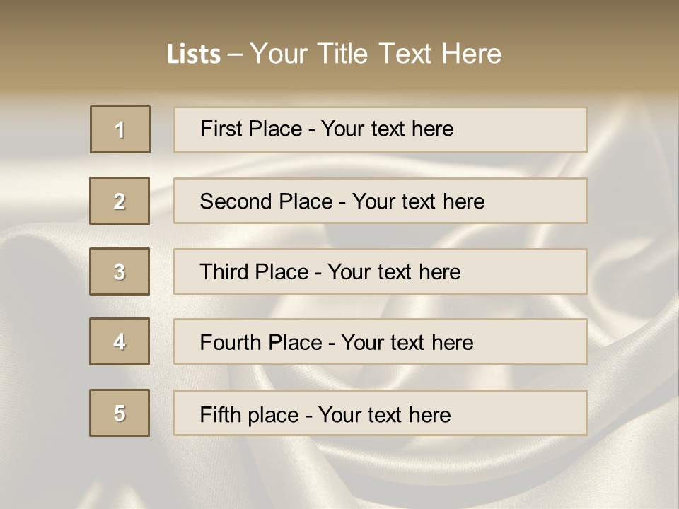 Sexy Silk Waves PowerPoint Template