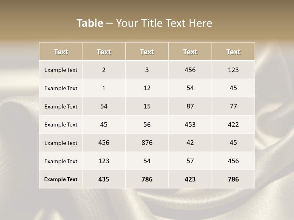 Sexy Silk Waves PowerPoint Template