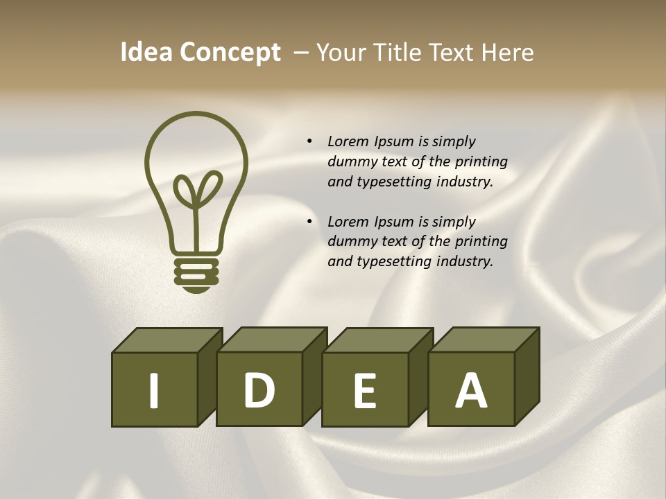 Sexy Silk Waves PowerPoint Template