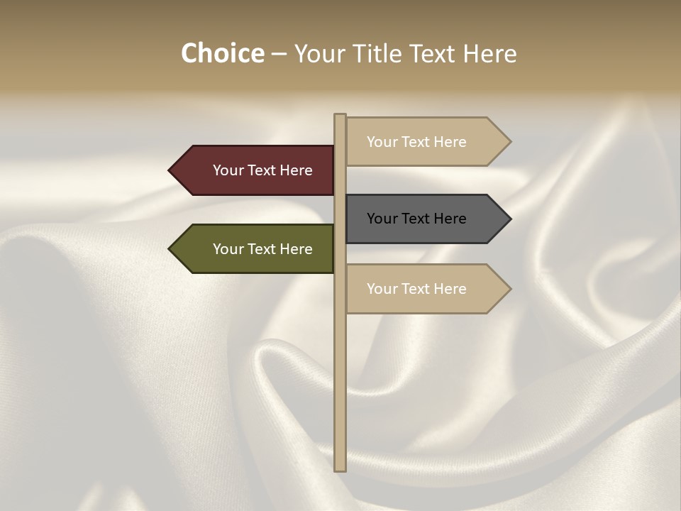 Sexy Silk Waves PowerPoint Template