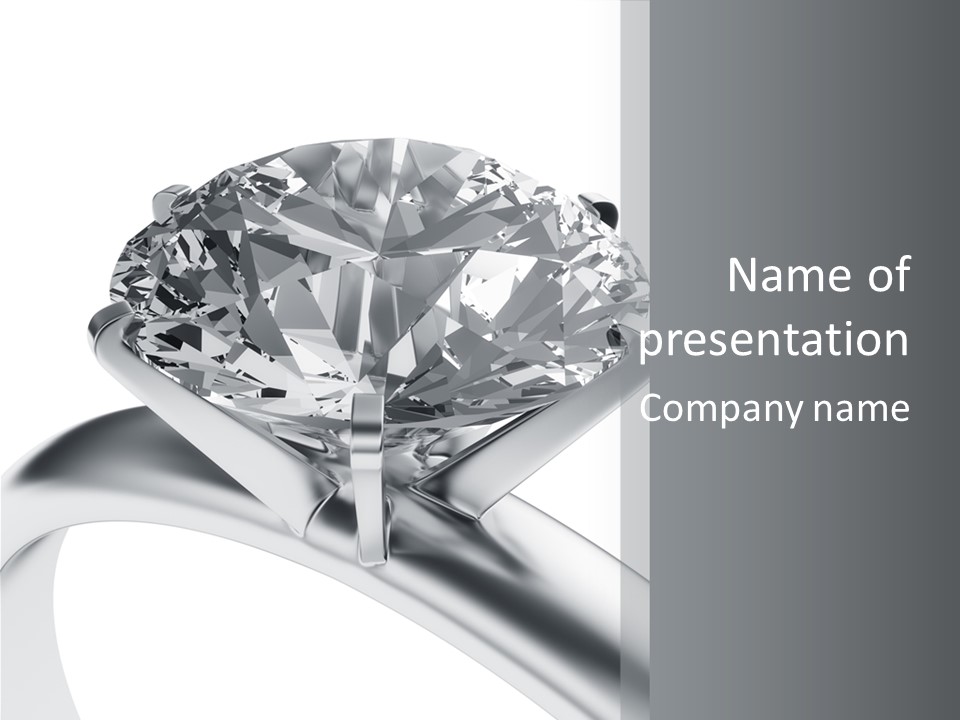 Render Strong Diamond PowerPoint Template