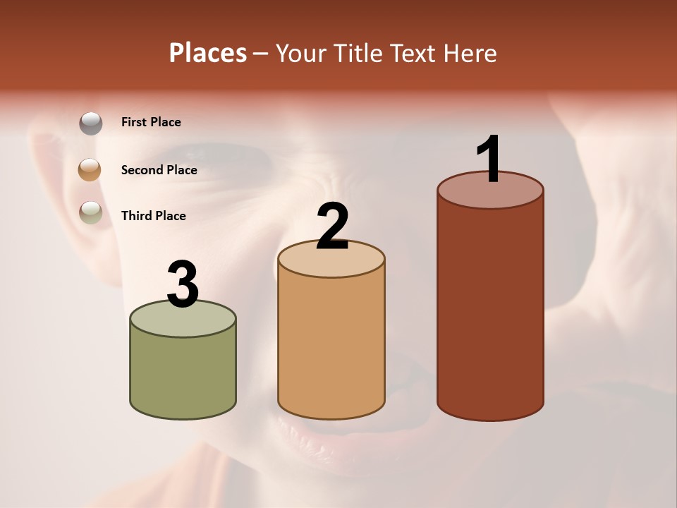 One Head Hair PowerPoint Template