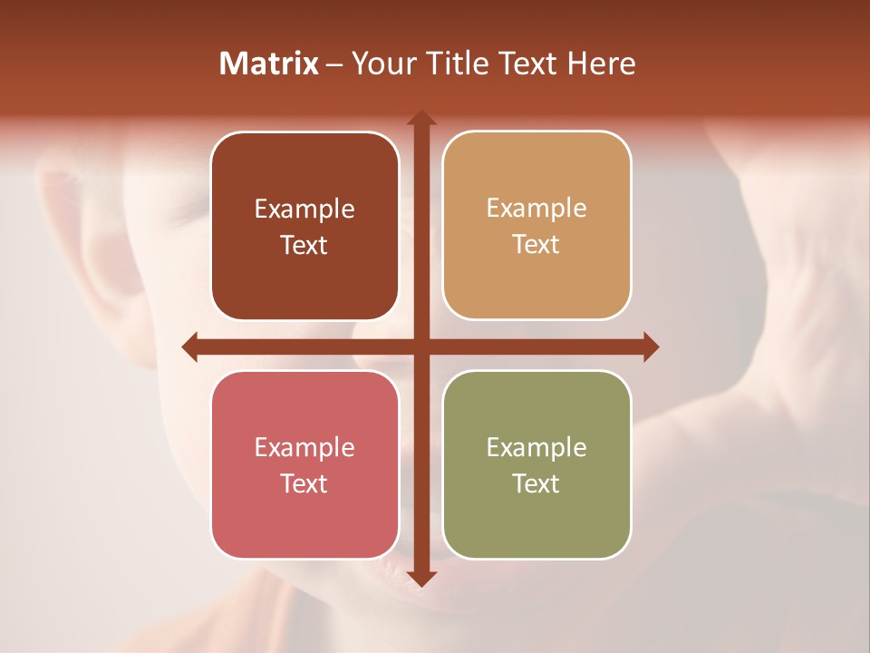 One Head Hair PowerPoint Template