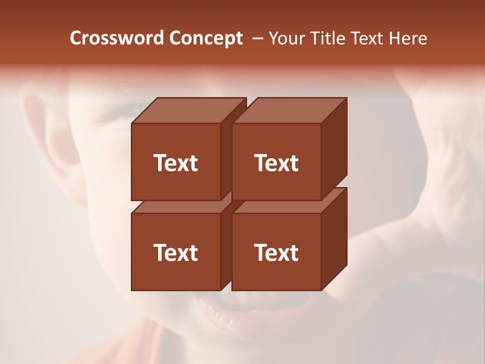 One Head Hair PowerPoint Template