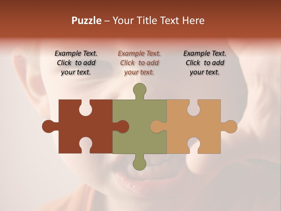 One Head Hair PowerPoint Template