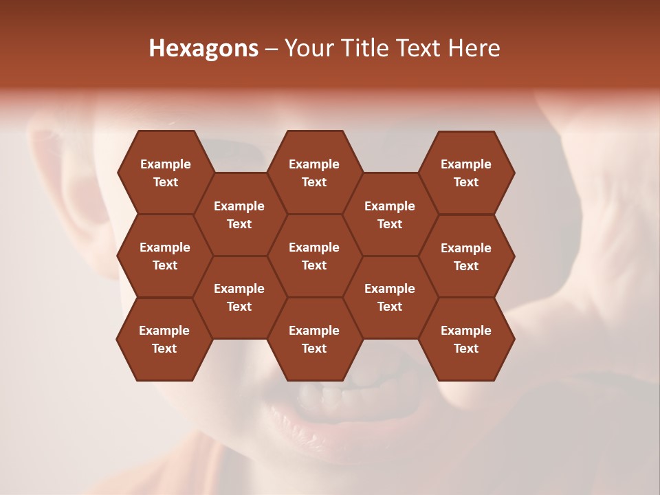 One Head Hair PowerPoint Template