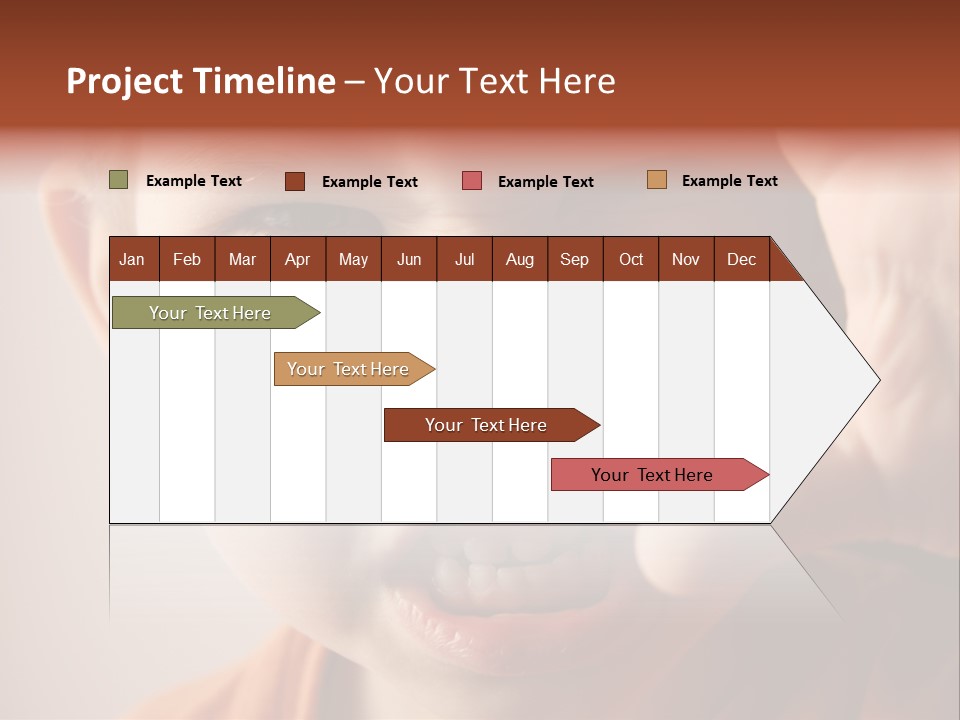 One Head Hair PowerPoint Template