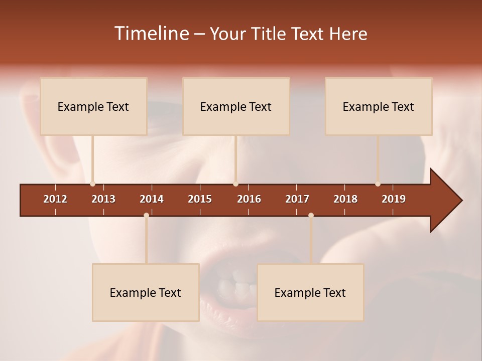 One Head Hair PowerPoint Template