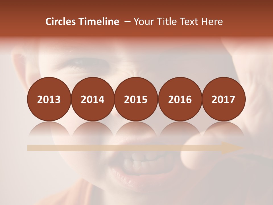 One Head Hair PowerPoint Template