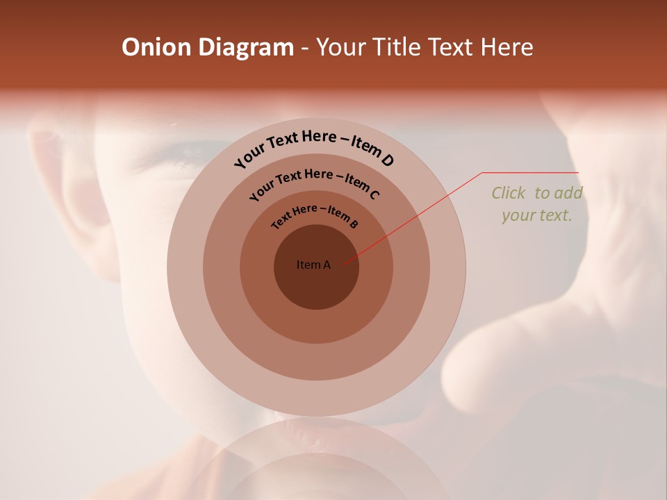 One Head Hair PowerPoint Template
