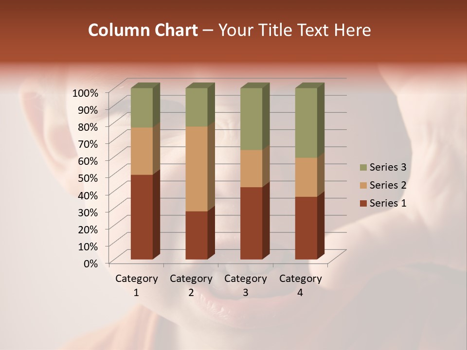 One Head Hair PowerPoint Template