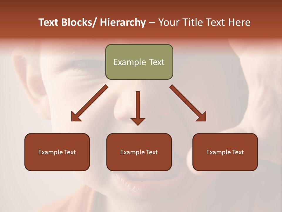 One Head Hair PowerPoint Template
