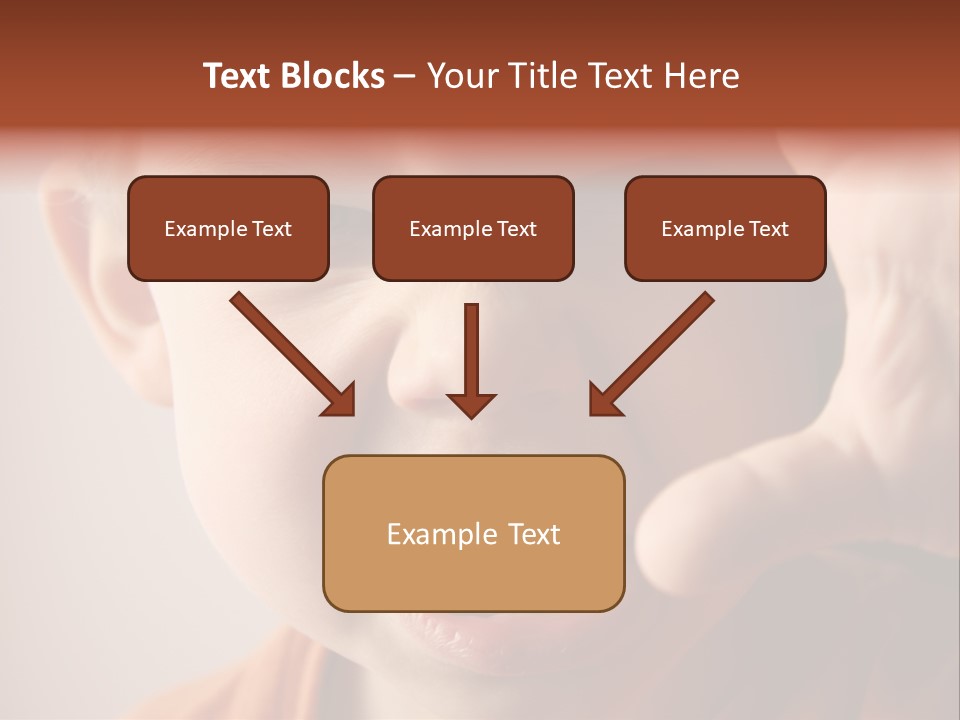 One Head Hair PowerPoint Template