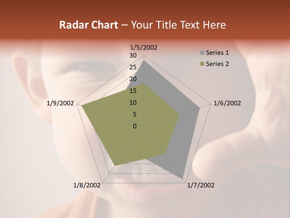One Head Hair PowerPoint Template