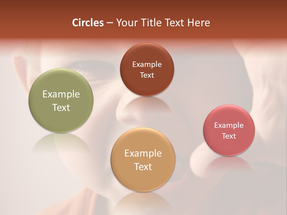 One Head Hair PowerPoint Template