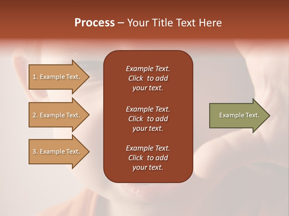 One Head Hair PowerPoint Template