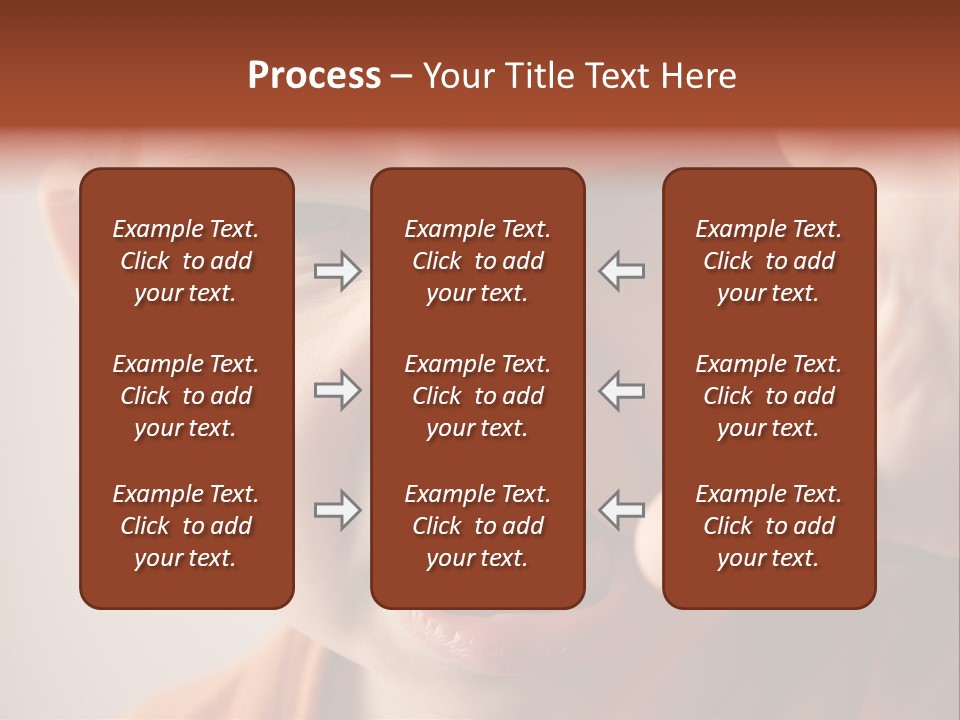 One Head Hair PowerPoint Template