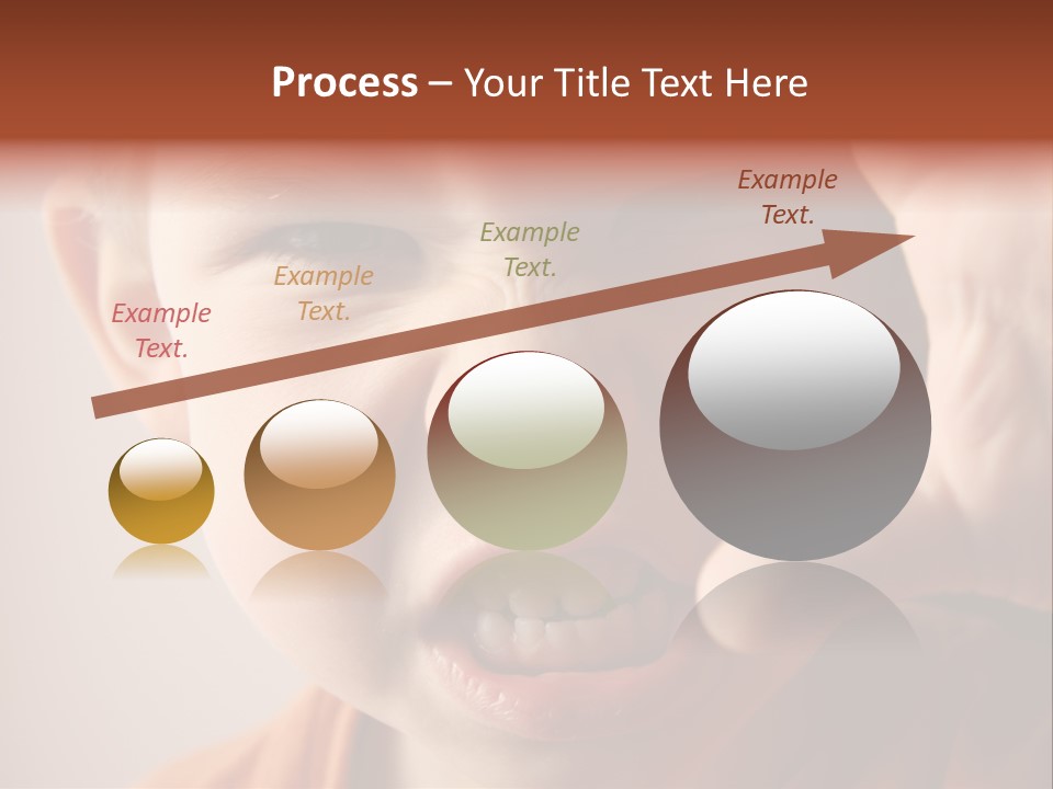 One Head Hair PowerPoint Template