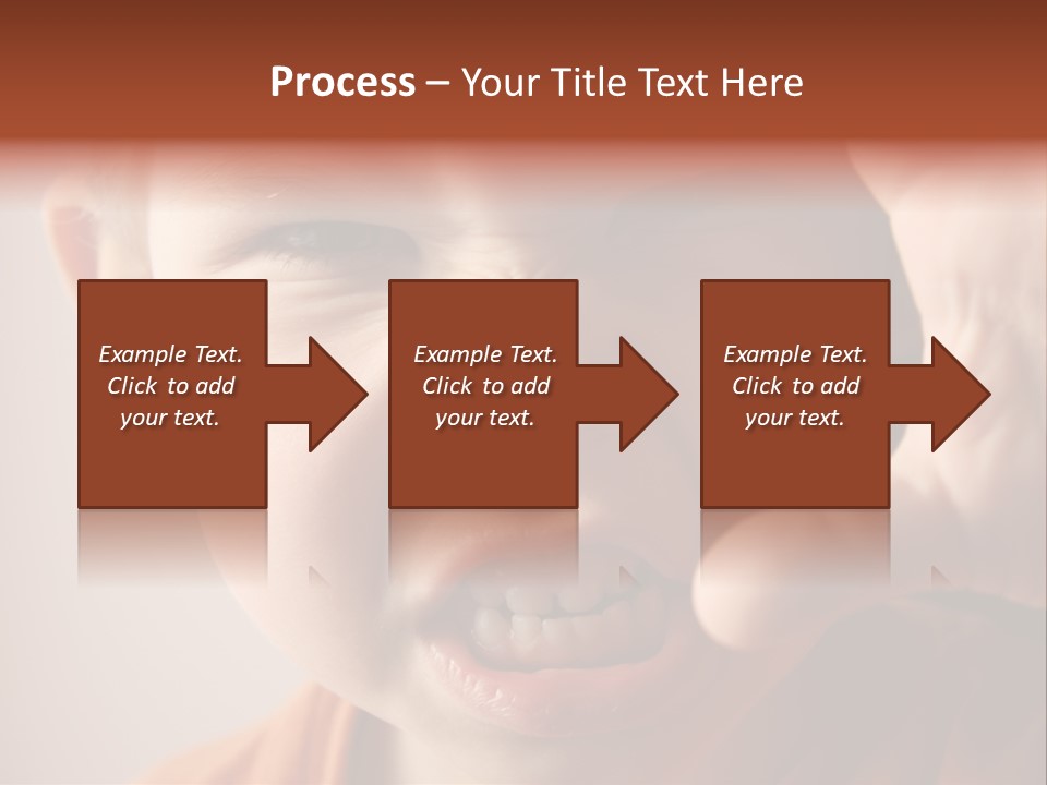 One Head Hair PowerPoint Template