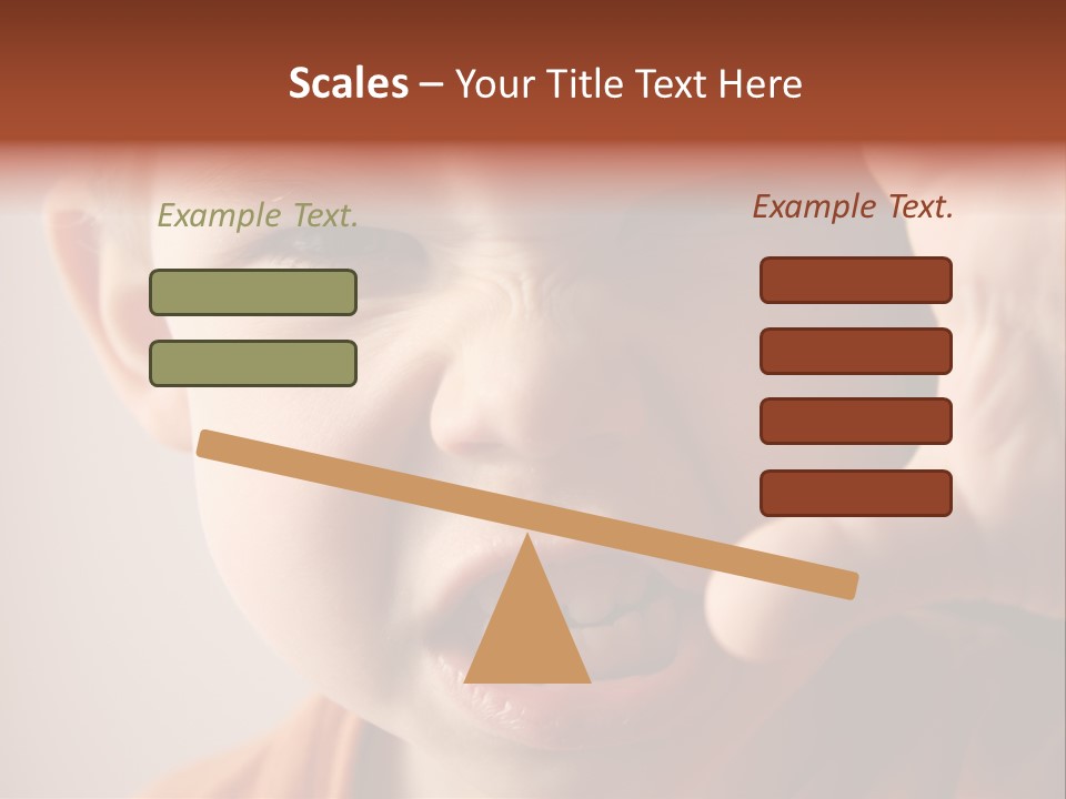 One Head Hair PowerPoint Template