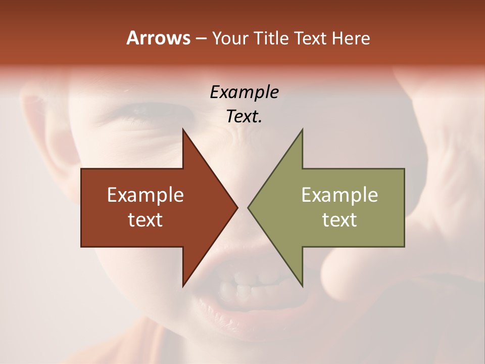 One Head Hair PowerPoint Template