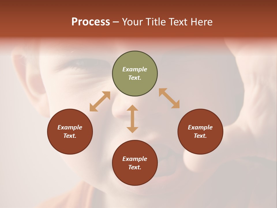 One Head Hair PowerPoint Template