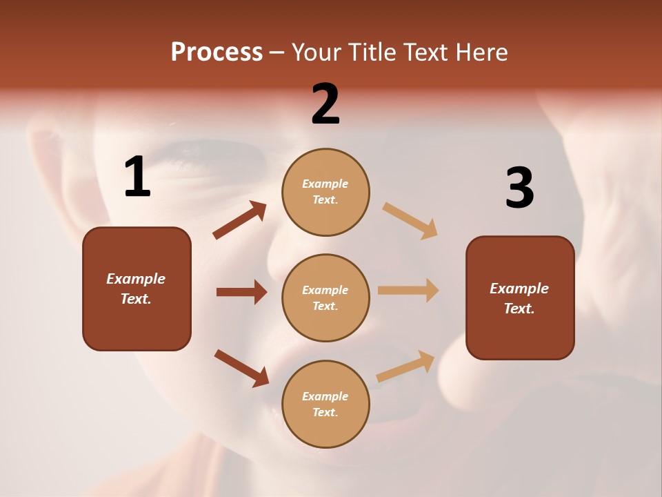 One Head Hair PowerPoint Template