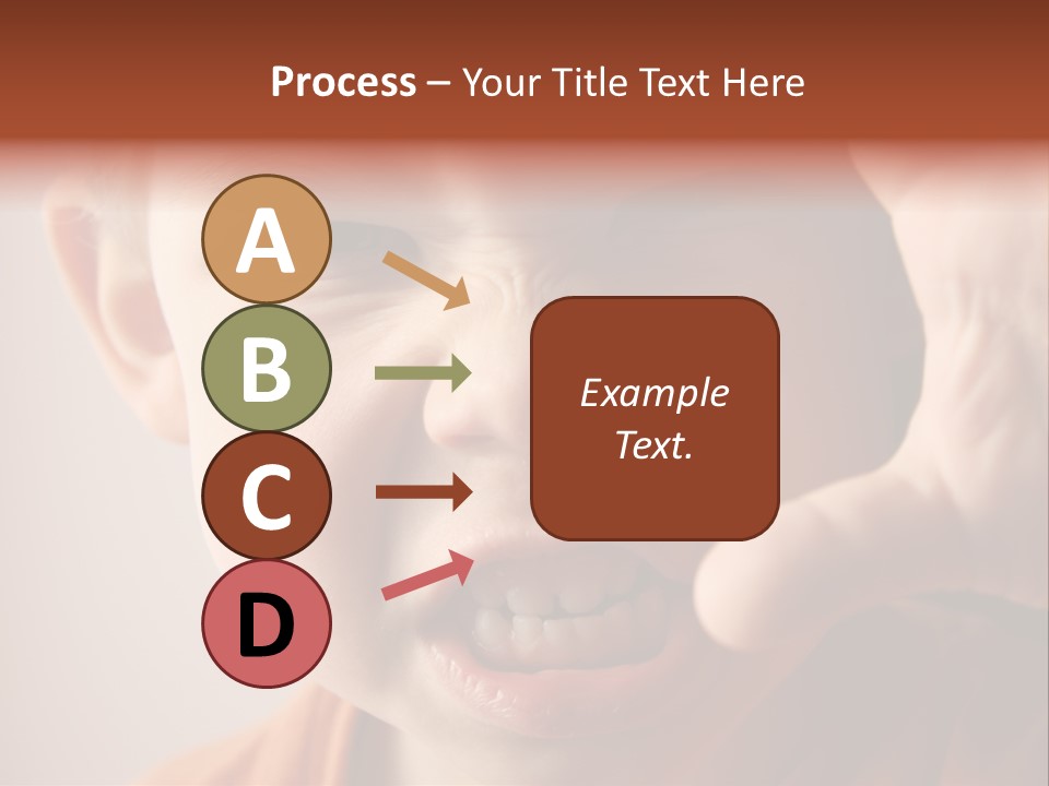 One Head Hair PowerPoint Template