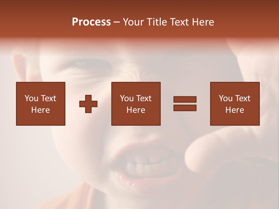 One Head Hair PowerPoint Template