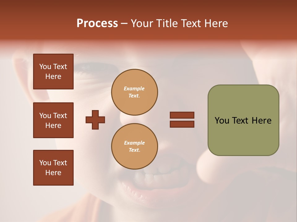 One Head Hair PowerPoint Template