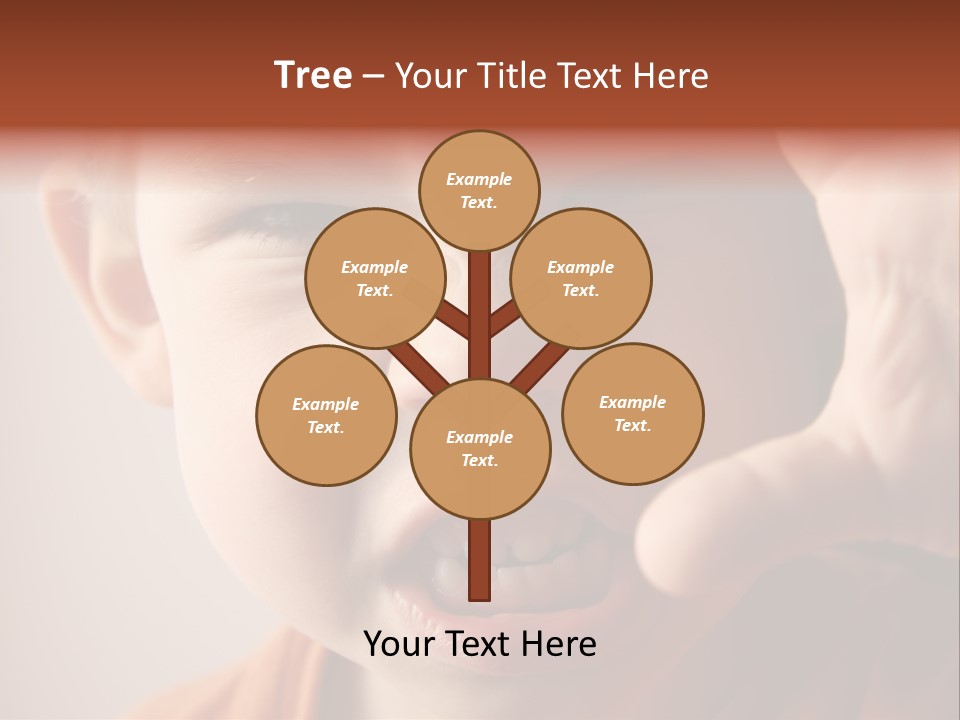 One Head Hair PowerPoint Template