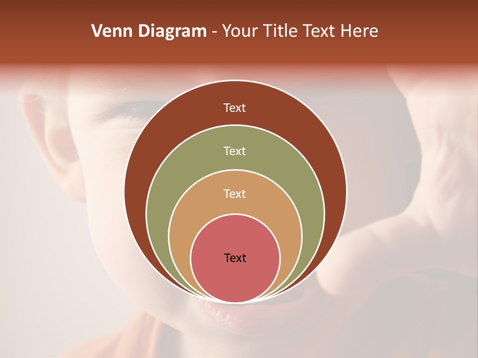 One Head Hair PowerPoint Template
