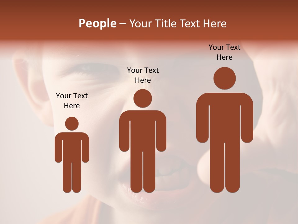 One Head Hair PowerPoint Template