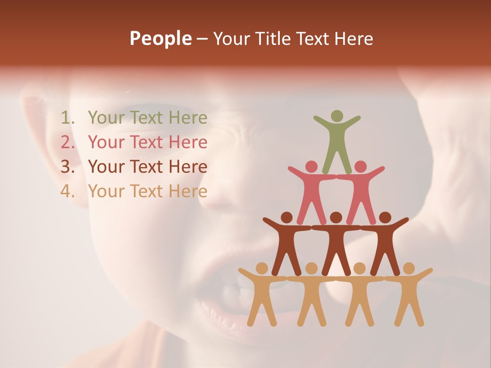 One Head Hair PowerPoint Template