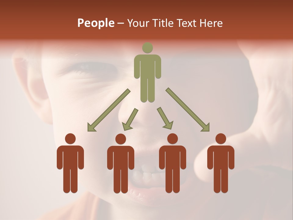 One Head Hair PowerPoint Template