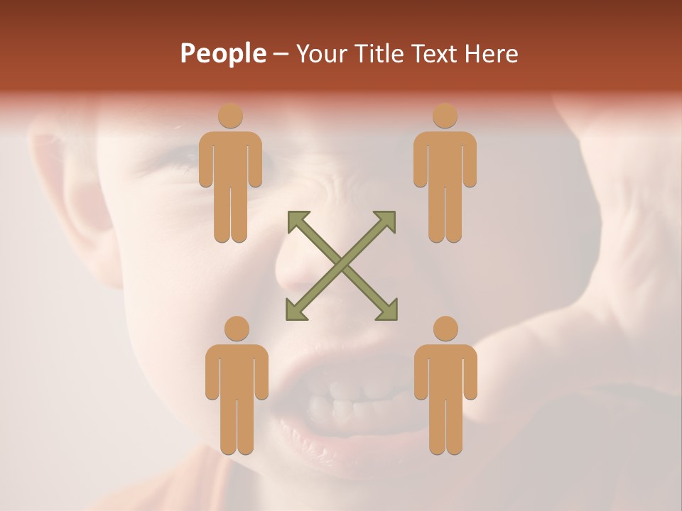 One Head Hair PowerPoint Template