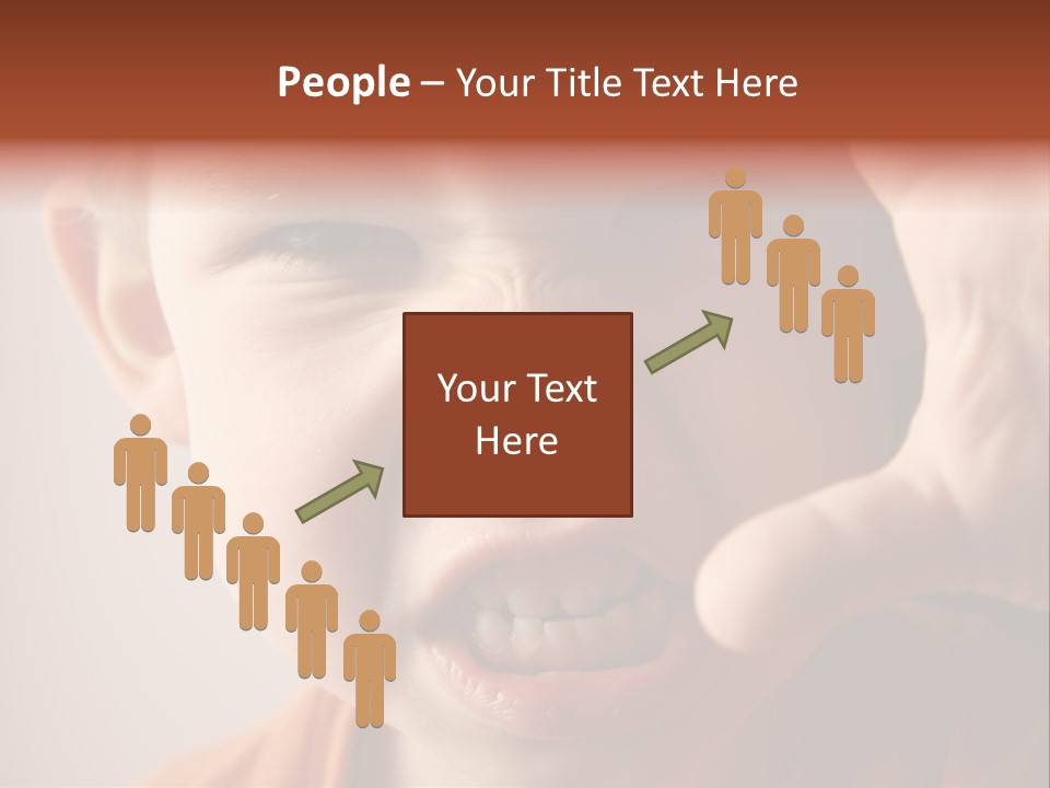 One Head Hair PowerPoint Template