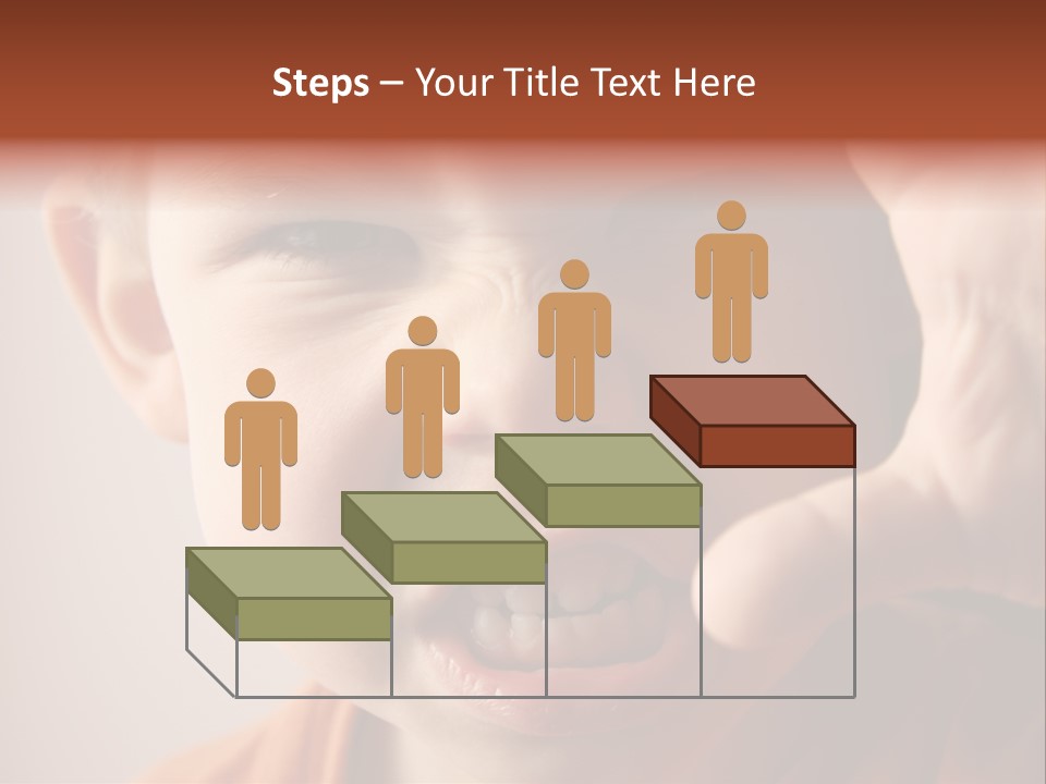 One Head Hair PowerPoint Template