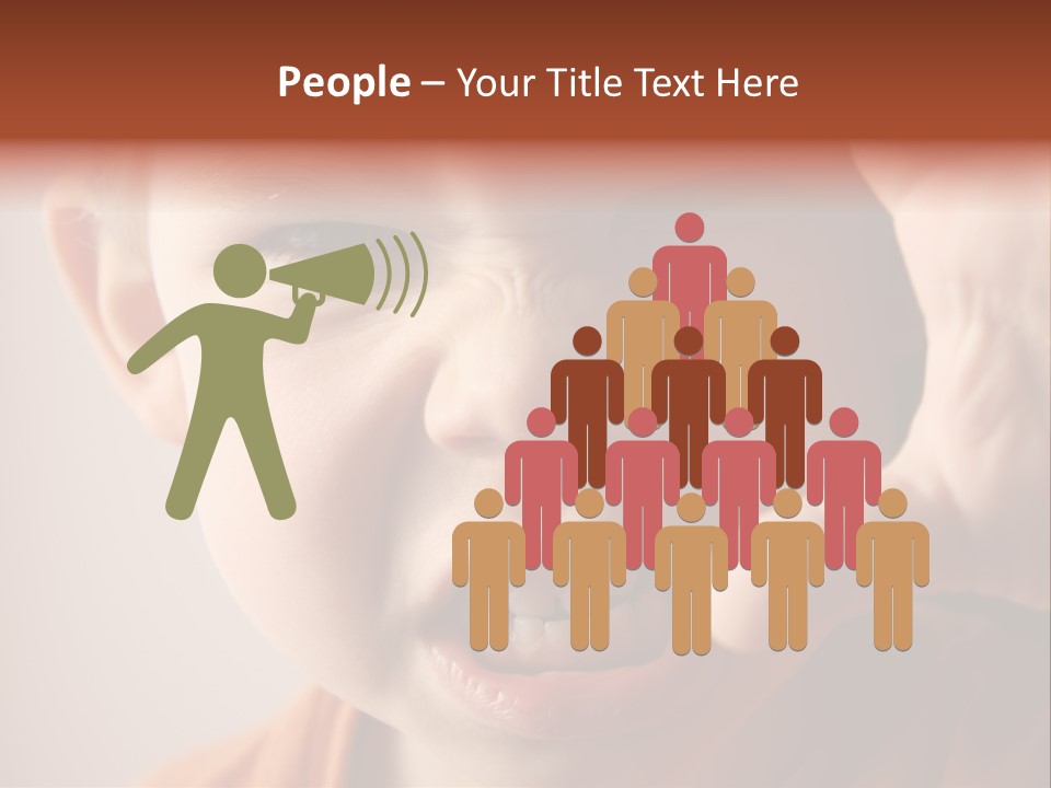 One Head Hair PowerPoint Template