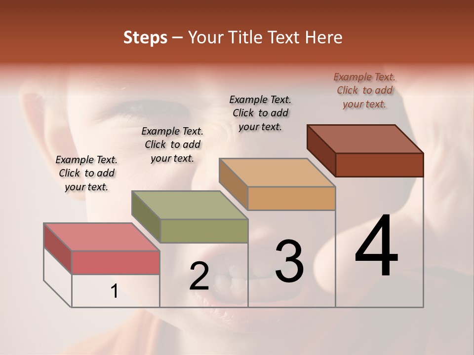One Head Hair PowerPoint Template