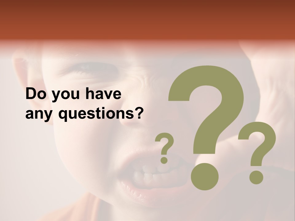 One Head Hair PowerPoint Template