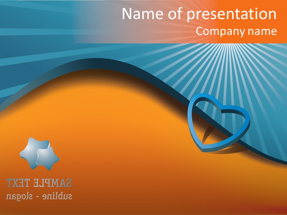 Banner Blank Business PowerPoint Template