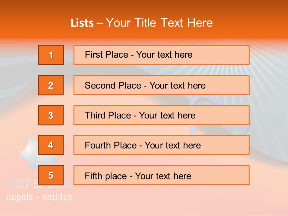 Banner Blank Business PowerPoint Template