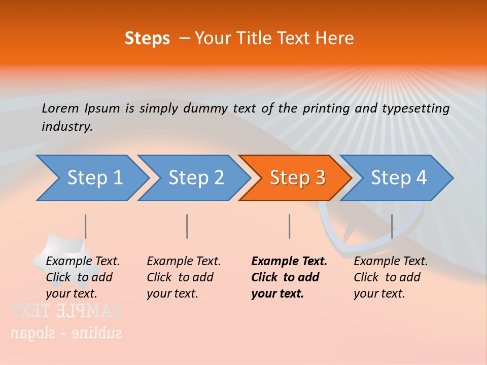 Banner Blank Business PowerPoint Template