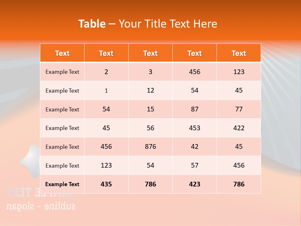 Banner Blank Business PowerPoint Template