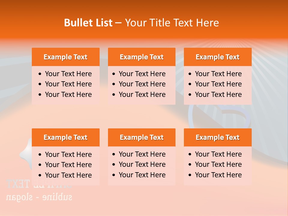 Banner Blank Business PowerPoint Template